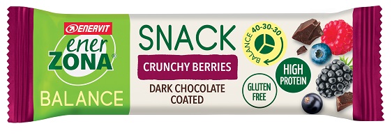 ENERZONA SNACK CRUNCHY BERRIES 33 G - dottorbianchi.it