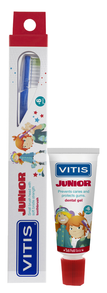 VITIS JUNIOR SPAZZOLINO + GEL 15 ML - dottorbianchi.it
