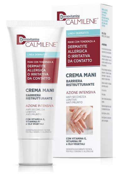 DERMOVITAMINA CALMILENE CREMA MANI BARRIERA RISTRUTTURANTE AZIONE INTENSIVA PER DERMATITE ALLERGICA O IRRITATIVA DA CONTATTO 75 ML - dottorbianchi.it