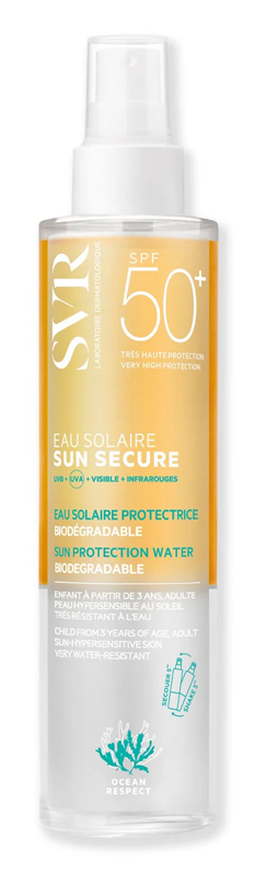 SUN SECURE EAU SOLAIRE SPF50 200 ML - dottorbianchi.it