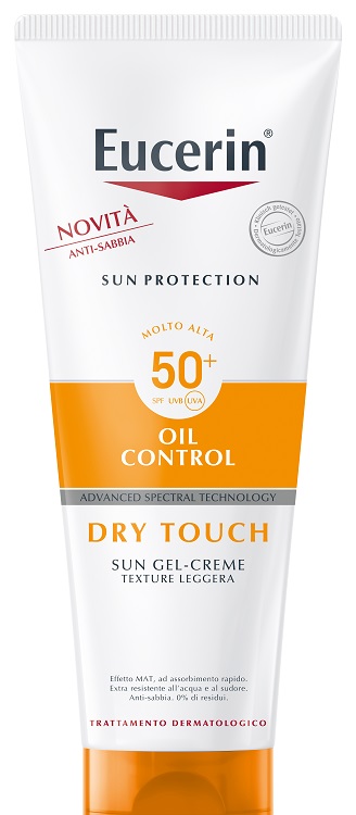 EUCERIN SUN PROTECTION OIL CONTROL DRY TOUCH SPF 50+ SUN GEL CREME 200 ML - dottorbianchi.it