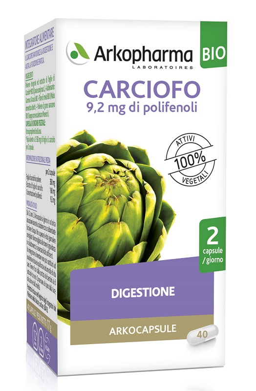 ARKO CAPSULE CARCIOFO BIO 40 CAPSULE - dottorbianchi.it