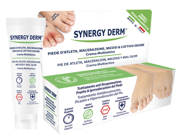 SYNERGY DERM CREMA PIEDE ATLETA MACERAZIONE SUDORE - dottorbianchi.it