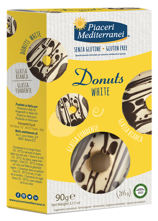PIACERI MEDITERRANEI DONUTS WHITE 90 G - dottorbianchi.it