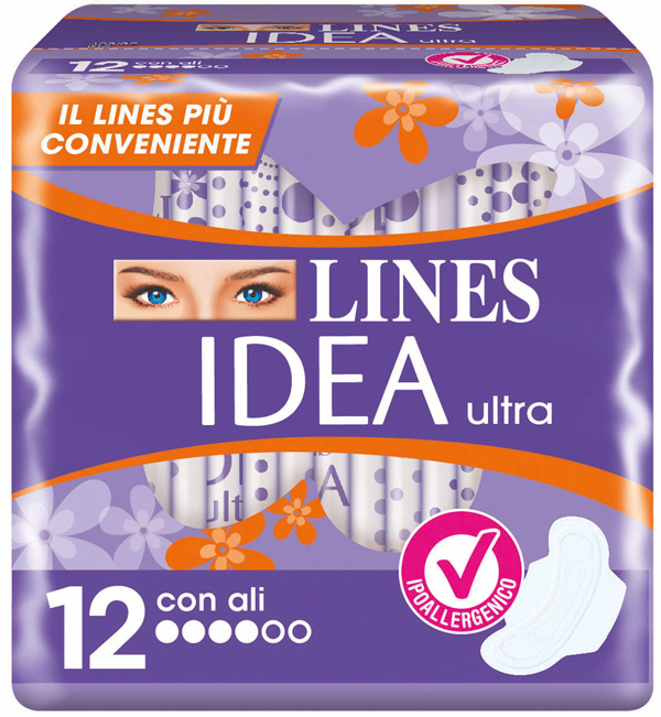 IDEA ULTRA ASSORBENTE GIORNO CON ALI 12 PEZZI - dottorbianchi.it