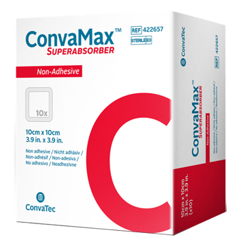 MEDICAZIONE AVANZATA CONVAMAX SUPERABSORBER NON-ADHESIVE 10X20 CM 10 PEZZI - dottorbianchi.it