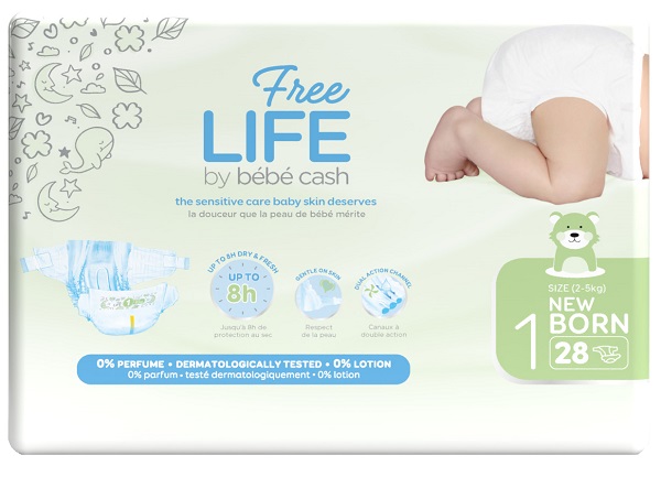 FREELIFE BY BEBECASH NEW BORN TAGLIA 1 2-4 KG GIROVITA 30-41 CM 28 PEZZI - dottorbianchi.it