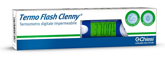 TERMOMETRO CLENNY TERMO FLASH PREDITTIVO 10 SECONDI WATERPROOF - dottorbianchi.it