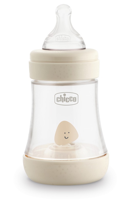 CHICCO BIBERON PERFECT 5 UNISEX 150 ML IN SILICONE 1 FORO - dottorbianchi.it