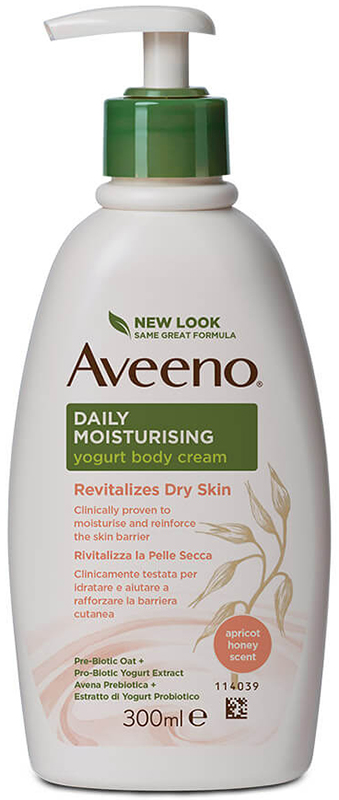 AVEENO CREMA CORPO YOGURT ALBICOCCA&MIELE 300 ML - dottorbianchi.it