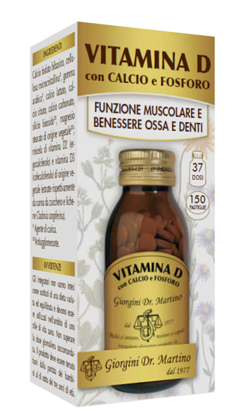 VITAMINA D CALCIO/FOSFORO 150 PASTIGLIE - dottorbianchi.it