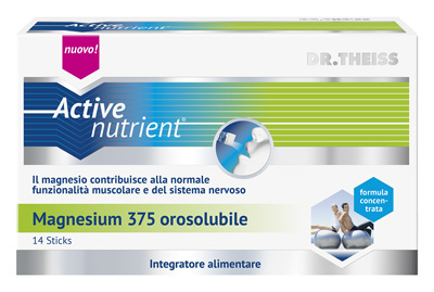 THEISS ACTIVE NUTRIENT MAGNESIUM 375 14 STICK OROSOLUBILI - dottorbianchi.it