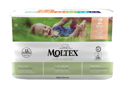 PANNOLINI MOLTEX PURE & NATURE MINI 3-6 KG TAGLIA 2 38 PEZZI - dottorbianchi.it
