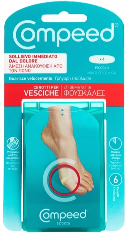 COMPEED CEROTTI PER VESCICHE PICCOLO 6 PEZZI - dottorbianchi.it