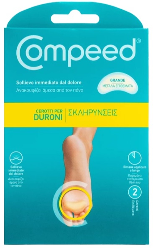 COMPEED CEROTTI PER DURONI LARGO 2 PEZZI - dottorbianchi.it