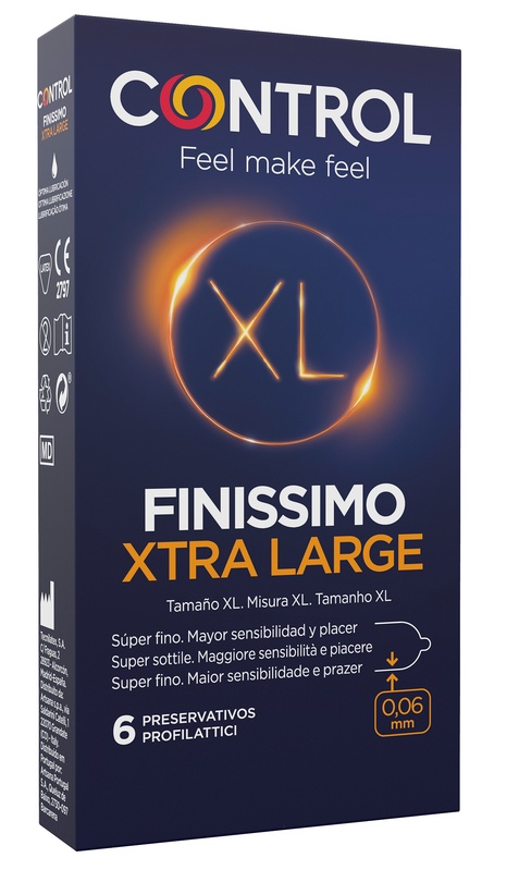CONTROL FINISSIMO XTRA LARGE 6 PEZZI - dottorbianchi.it