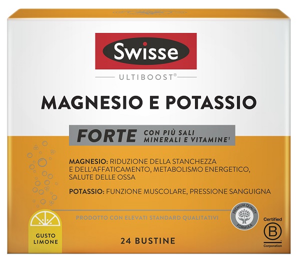 SWISSE MAGNESIO POTASSIO FORTE 24 BUSTINE - dottorbianchi.it