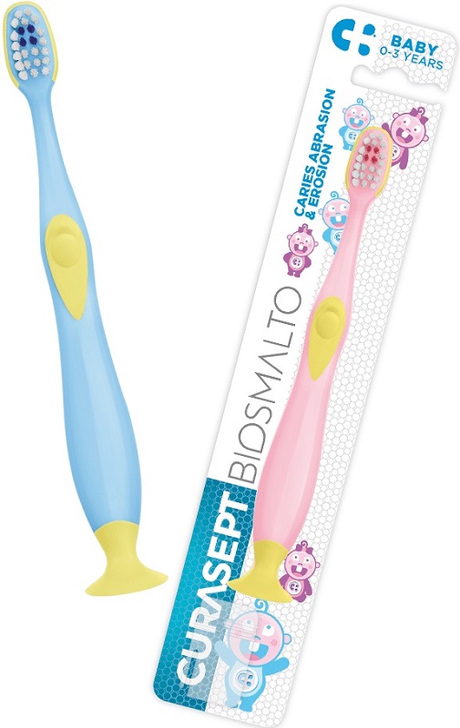 CURASEPT SPAZZOLINO BIOSMALTO BABY 0-3 ANNI - dottorbianchi.it