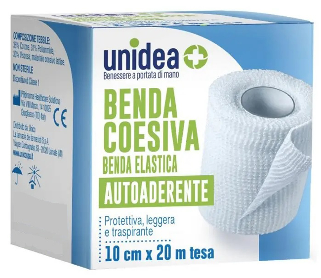 BENDA COESIVA UNIDEA CM 10X20 M 1 PEZZO - dottorbianchi.it