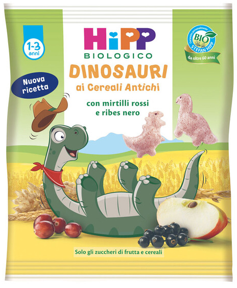 HIPP BIO DINOSAURI CEREALI ANTICHI 30 G - dottorbianchi.it