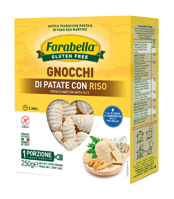 FARABELLA GNOCCHI PATATE CON RISO 250 G - dottorbianchi.it