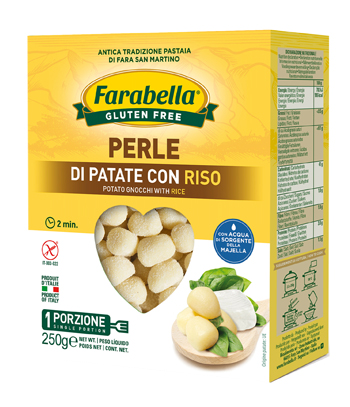 FARABELLA PERLE PATATE CON RISO 250 G - dottorbianchi.it
