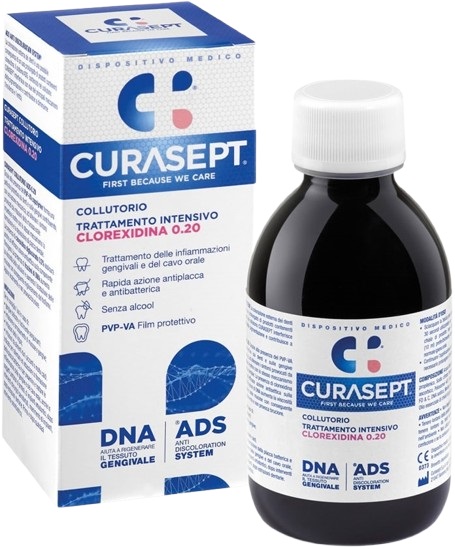 CURASEPT COLLUTORIO 0,20 ADS + DNA 200 ML - dottorbianchi.it