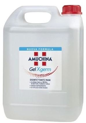 AMUCHINA GEL X-GERM DISINFETTANTE MANI 5 LITRI - dottorbianchi.it