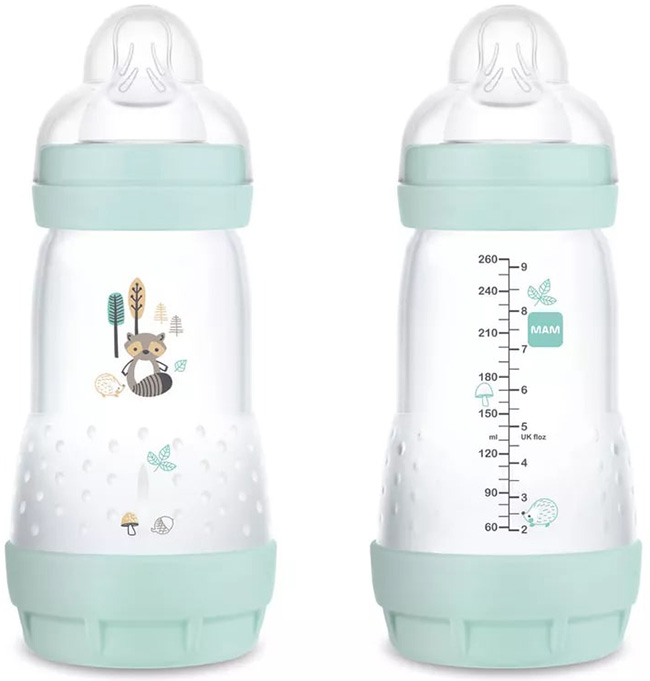 MAM BIBERON EASY START 260ML DOPPIA CONFEZIONE MASCHIO - dottorbianchi.it