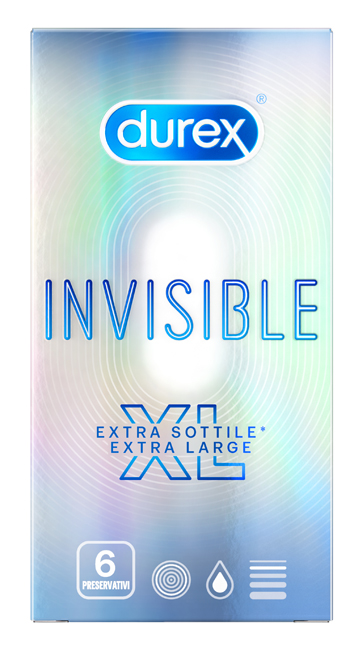 PROFILATTICO DUREX INVISIBLE XL 6 PEZZI - dottorbianchi.it