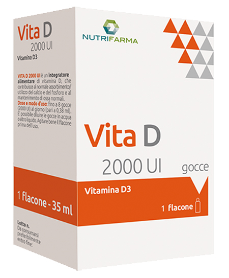 VITA D 2000UI GOCCE 35 ML - dottorbianchi.it
