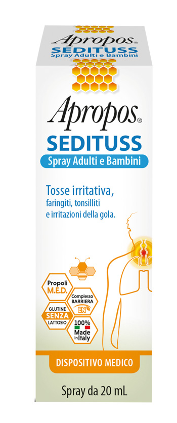 APROPOS SEDITUSS SPRAY ADULTI/BAMBINI 20 ML - dottorbianchi.it