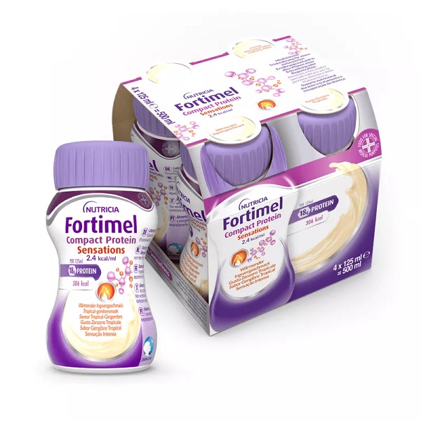 FORTIMEL COMPACT PROTEIN HOT TROPICAL GINGER 4 X 125 ML - dottorbianchi.it