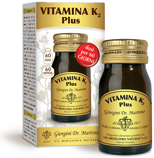 VITAMINA K2 PLUS 60 PASTIGLIE - dottorbianchi.it