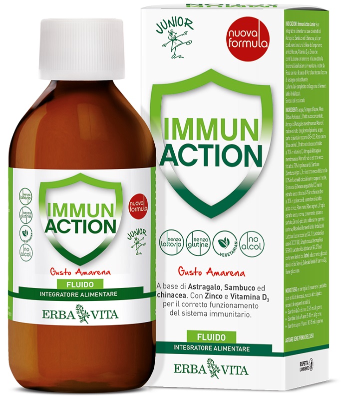 IMMUN ACTION FLUIDO JUNIOR 200 ML - dottorbianchi.it