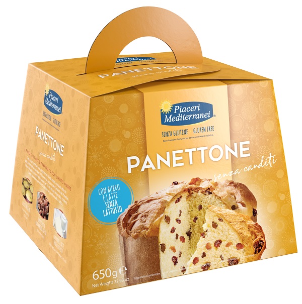 PIACERI MEDITERRANEI PANETTONE SENZA CANDITI 650 G - dottorbianchi.it