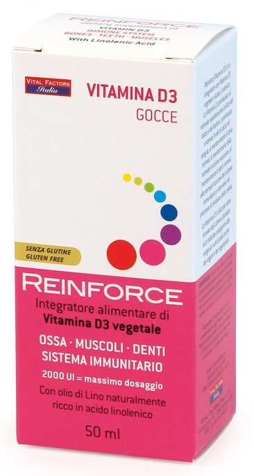 REINFORCE VITAMINA D3 GOCCE 50 ML - dottorbianchi.it
