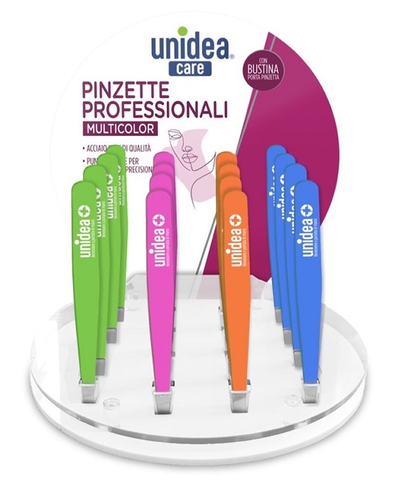 UNIDEA ESPOSITORE DA BANCO DI PINZETTE MULTICOLOR - dottorbianchi.it