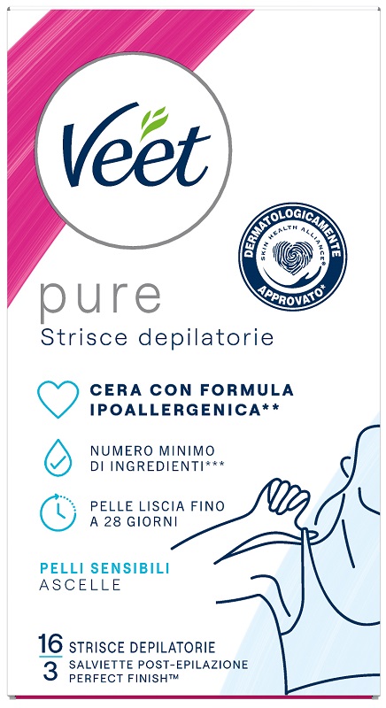 VEET STRISCE ASCELLE IPOALLERGENICHE 16 PEZZI - dottorbianchi.it
