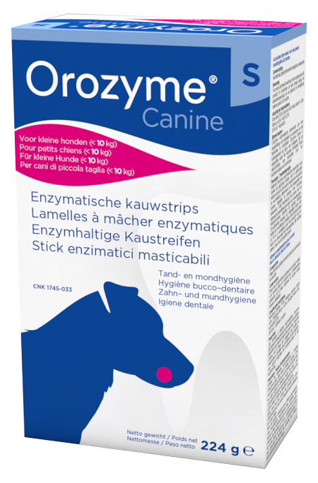 OROZYME CANINE STRISCE ENZIMATICHE MASTICABILI PER CANI DI TAGLIA PICCOLA - dottorbianchi.it