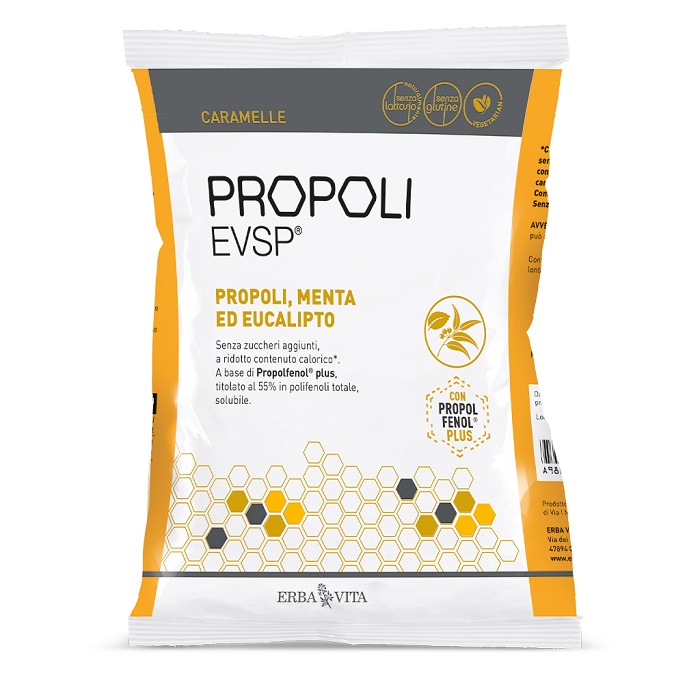 PROPOLI EVSP CARAMELLE PROPOLI MENTA EUCALIPTO 65 G - dottorbianchi.it