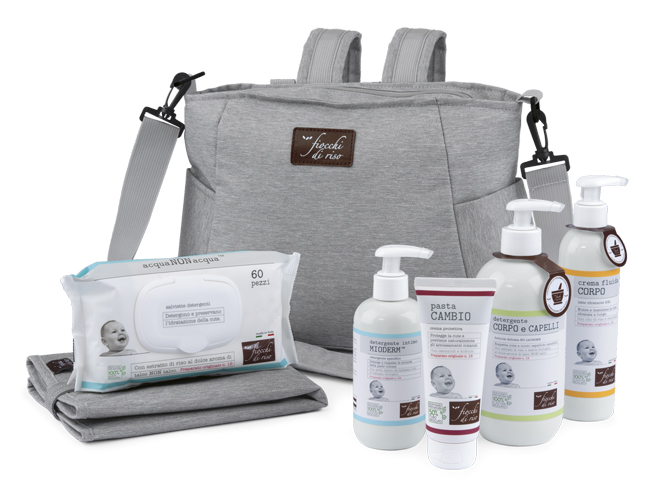 FIOCCHI DI RISO COFANETTO BORSA-ZAINO FASCIATOIO - dottorbianchi.it
