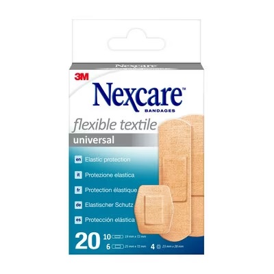 CEROTTO PREPARATO 3M NEXCARE TEXTILE N0420AS ASSORTITI 3 MISURE 10 CEROTTI 19X72MM + 6 CEROTTI 25X72MM + 4 CEROTTI 22,5MM - dottorbianchi.it