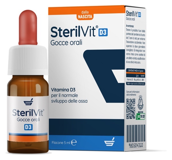 STERILVIT D3 GOCCE 5 ML - dottorbianchi.it