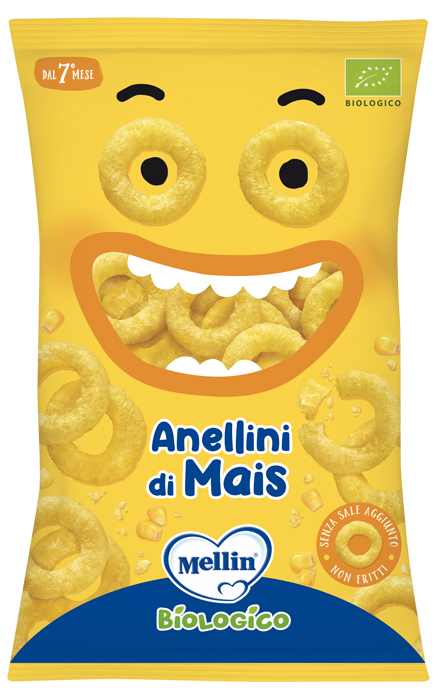 MELLIN SNACK BIO ANELLINI MAIS 15 G - dottorbianchi.it