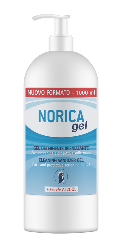 NORICA GEL DETERGENTE IGIENIZZANTE 70% ALCOOL 1000 ML - dottorbianchi.it