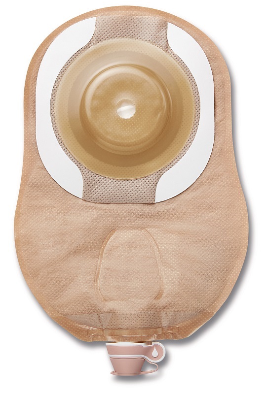 MODERMA FLEX CERAPLUS SACCA APERTA CONVESSA SOFT MIDI PER UROSTOMIA OPACA CON FINESTRA B/A PRETAGLIATA 25 MM - dottorbianchi.it