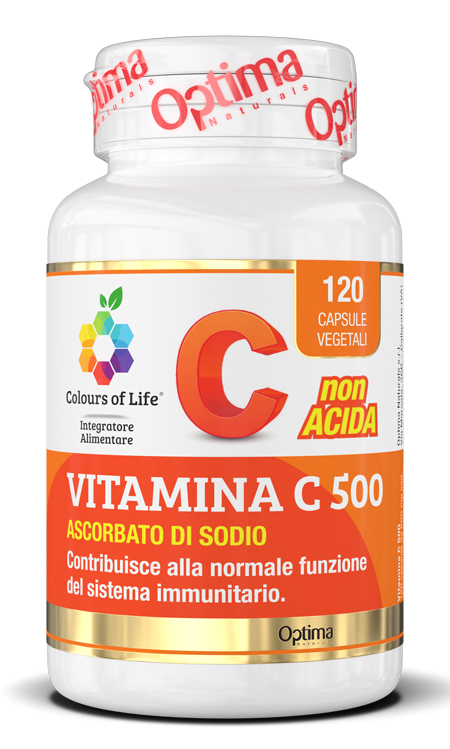 COLOURS OF LIFE VITAMINA C 500 120 CAPSULE VEGETALI 900 MG - dottorbianchi.it