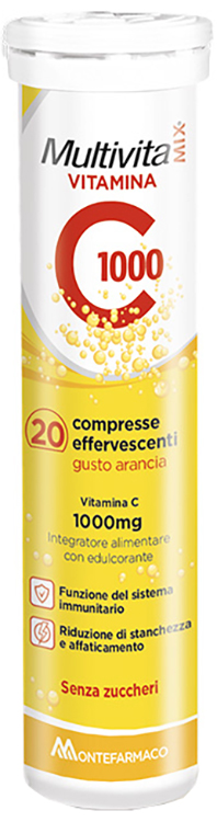 MULTIVITAMIX VIT C 1000 20 COMPRESSE EFFERVESCENTI - dottorbianchi.it