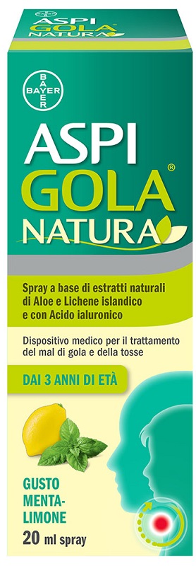 ASPI GOLA NATURA SPRAY MENTA LIMONE 20 ML - dottorbianchi.it